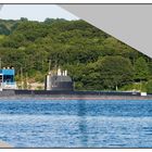 USS Nautilus from across the river