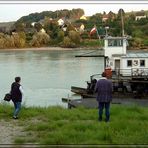 Ute und Egon an der Donau in Ottensheim