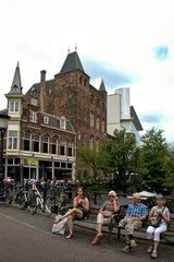 Utrecht - Jansbrug - Oude Gracht - "Oud Dean" castle