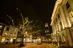 Utrecht - Korte Minrebroederstraat - Dom Church Tower & Town Hall