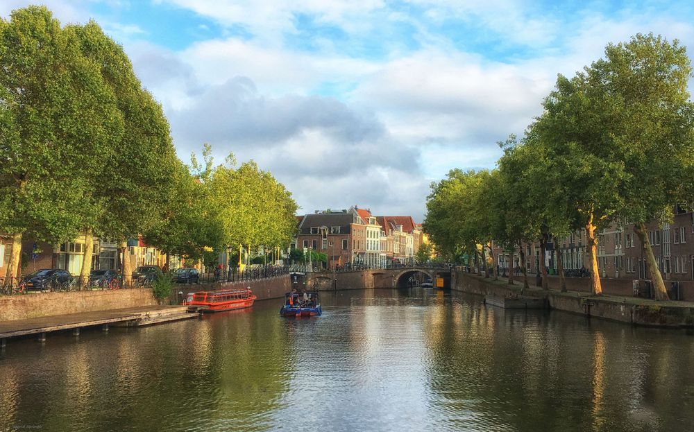 Utrecht mit Blick auf den Kanal