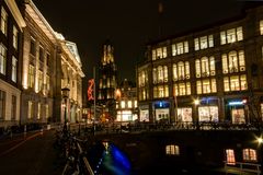 Utrecht - Stadhuisbrug with Dom Church Tower - 06