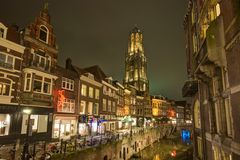 Utrecht - Vismarkt with Dom Church Tower - 01