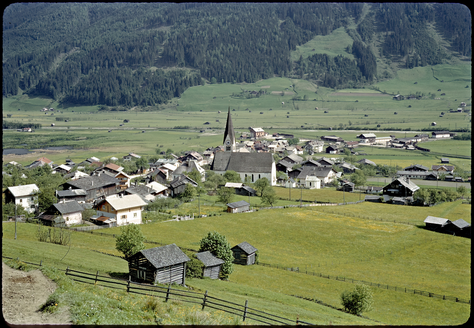 Uttendorf 1957 auf Kodachrome