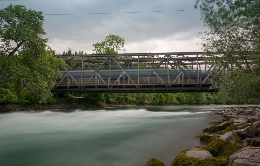 Uttigen Brücke an der Aare