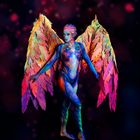 UV-Bodypainting, the phoenix