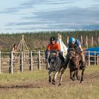 Uysuyakh Festival Jakutien Pferderennen