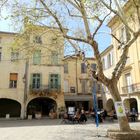 Uzès  La place aux herbes 