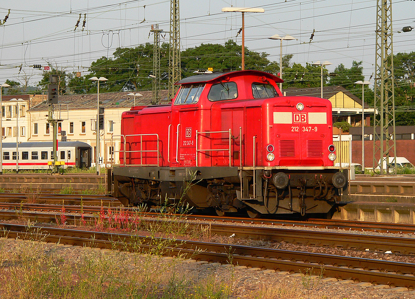 V 100 im Bahnhof Saarbrücken