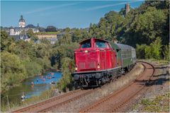 V 100 Sonderfahrt auf der Lahntalbahn II