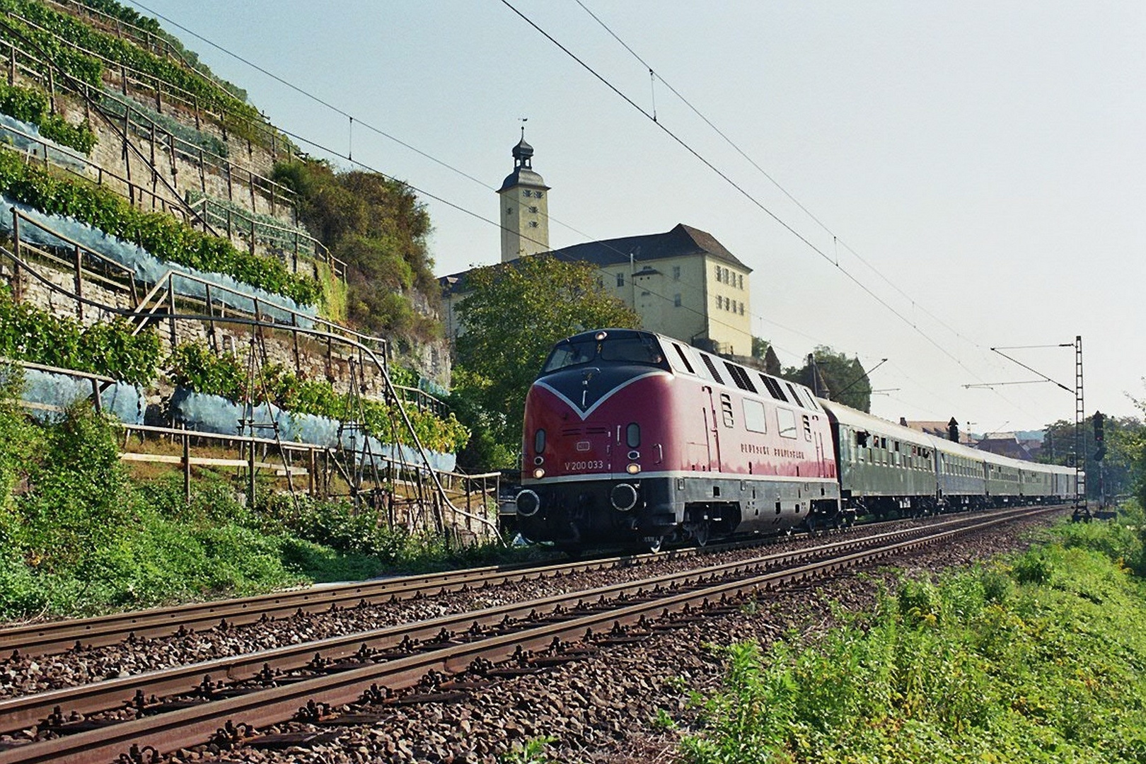 V 200 bei Gundelsheim, Reisen wie vor 50 Jahren