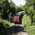 V100 2335 mit Sonderzug auf dem Weg nach Augsburg