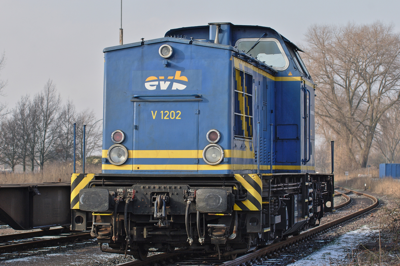 V1202 der EVB(MWB) in Hamburg Dradenau