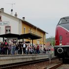 V200 033 Ankunft des Sonderzuges in Stockheim (Oberhessen)