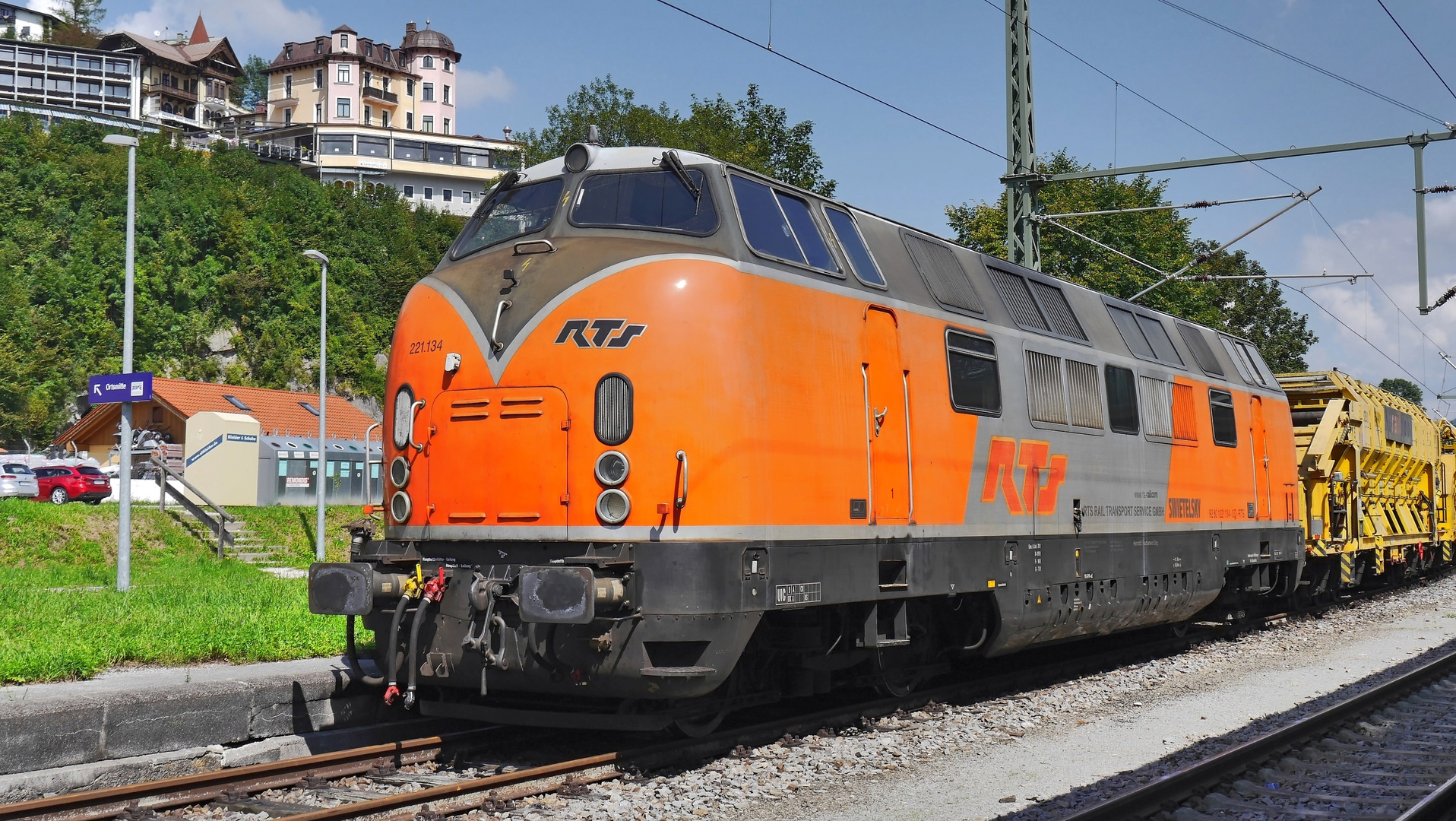 V200 vor Bauzug in Berchtesgaden