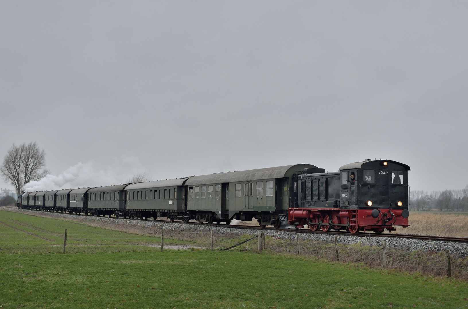 V36 412 am 04.01.20 bei Enniger auf der WLE