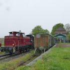 V60 447 mit Fotozug in der Rhön.