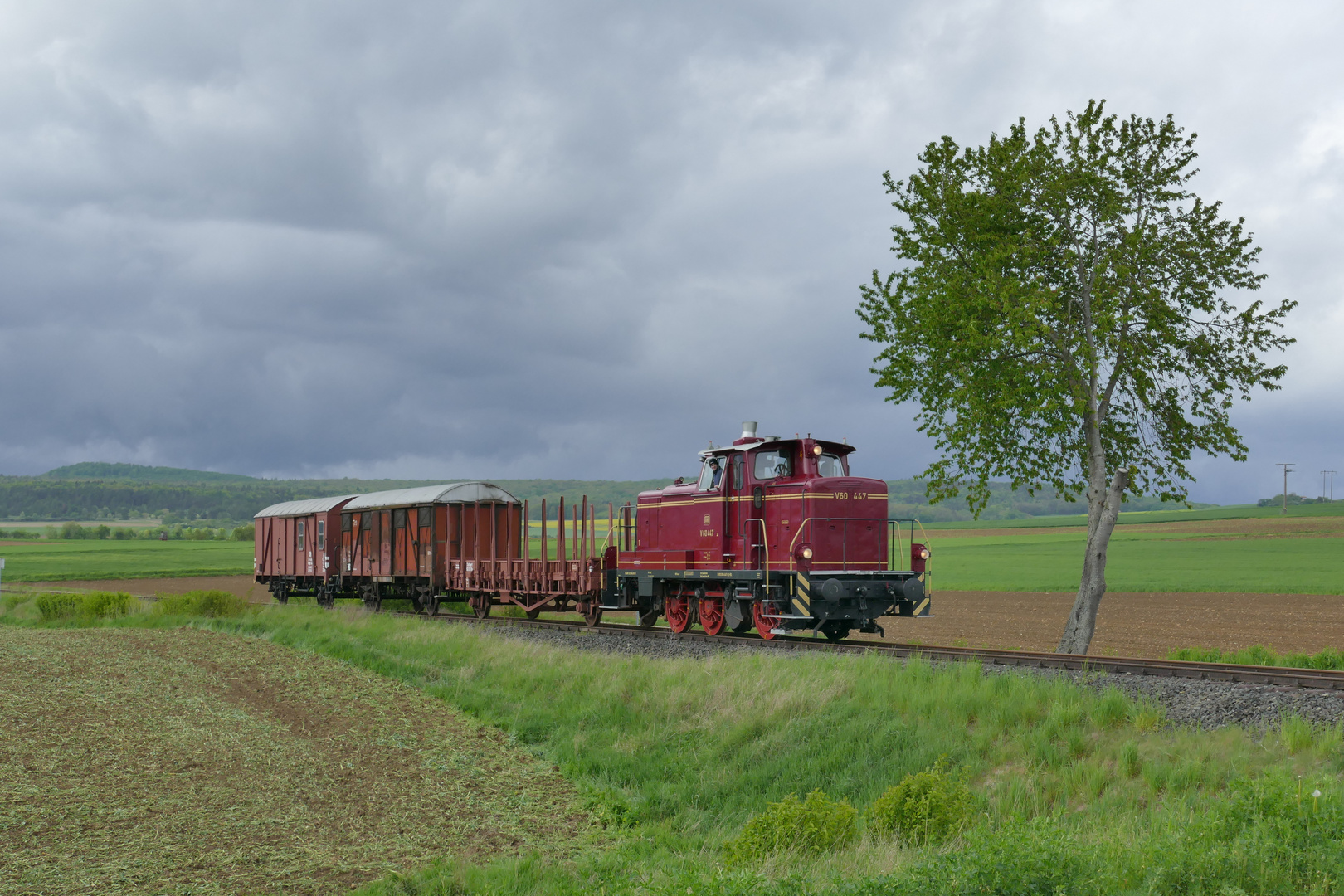 V60 447 vor Stockheim