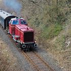 V65 001 beim Streckenfest zum 100. Geburtstag der Hönnetalbahn