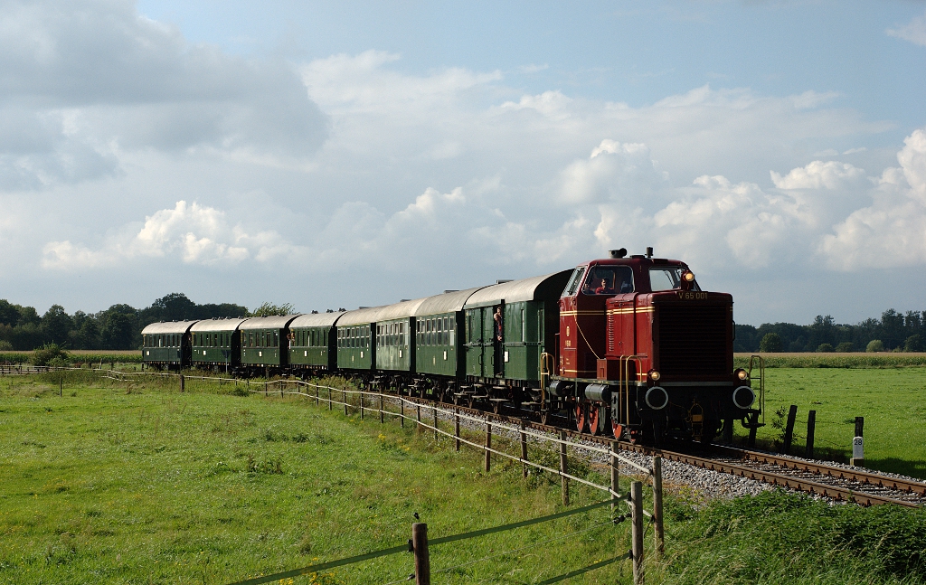 V65 001 bereist die Tecklenburger Nordbahn