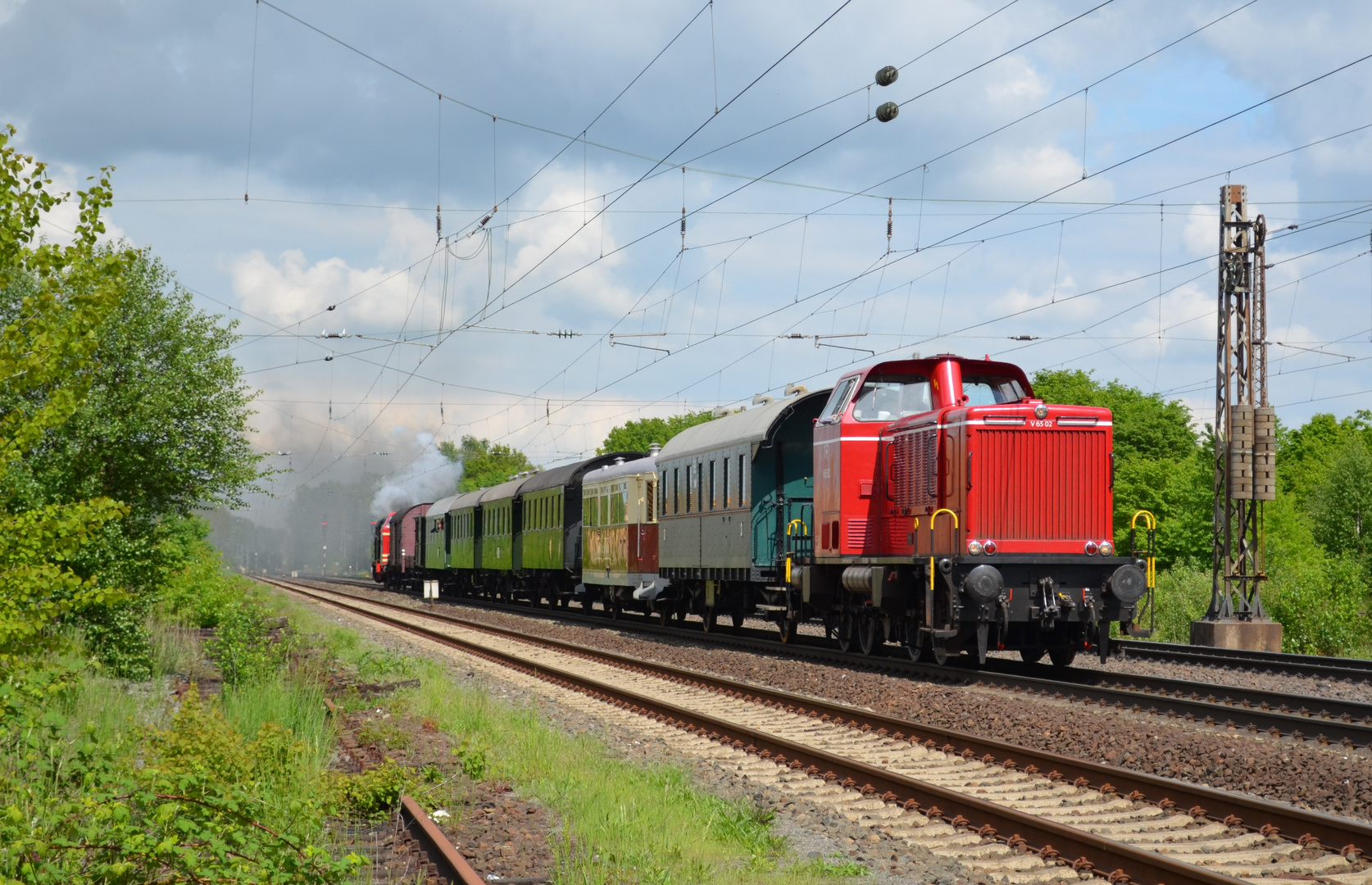 V65 02 auf der Rollbahn