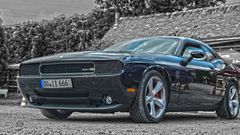 V8 Treffen US Car´s Mustang SRT als HDR Bild