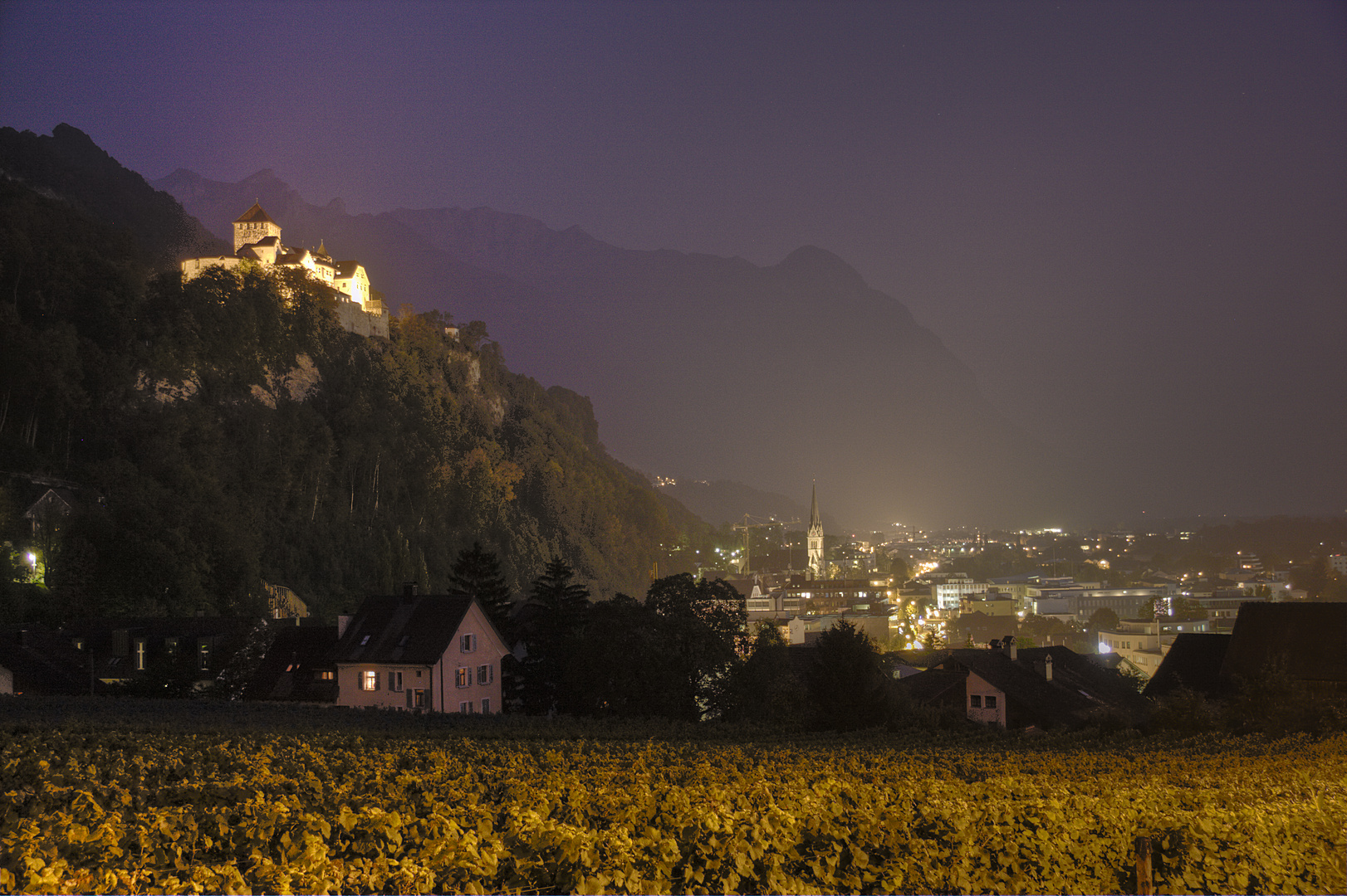 Vaduz by night