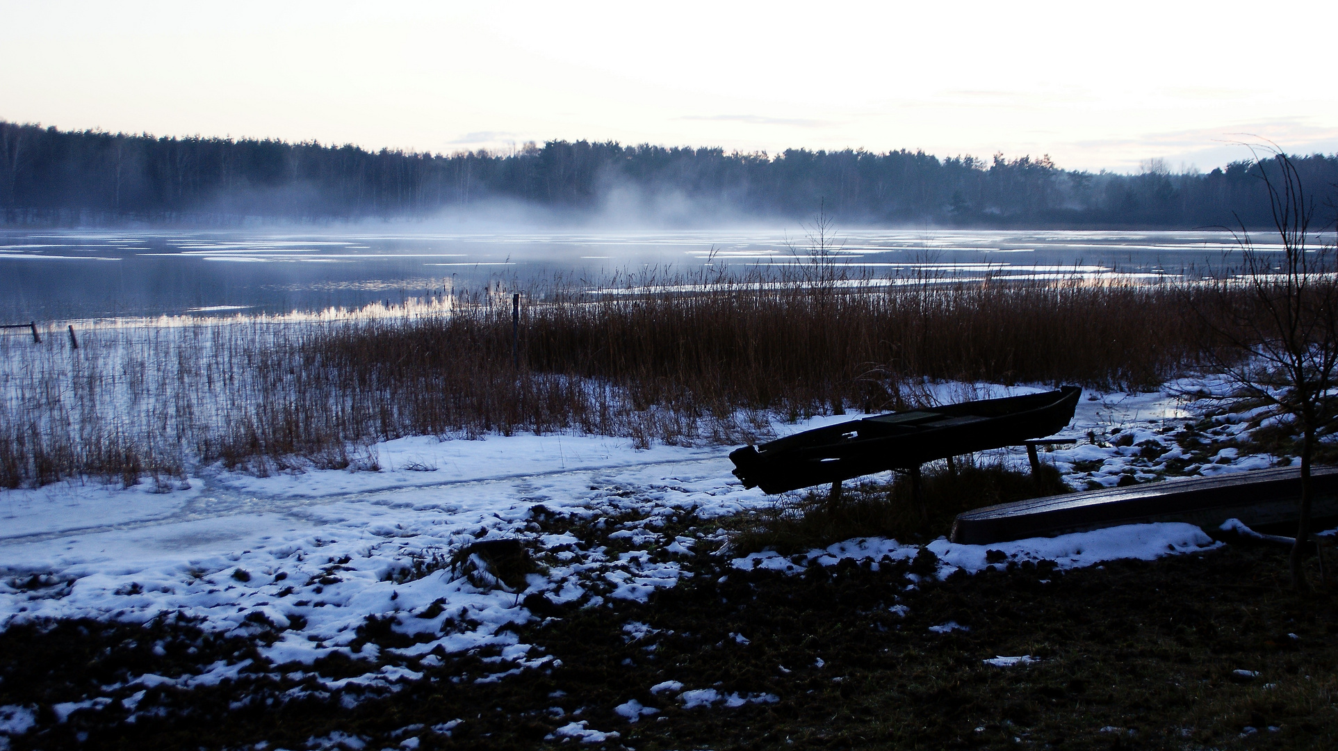 Vätersee in Abenddunst