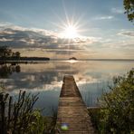 Vättern in sun