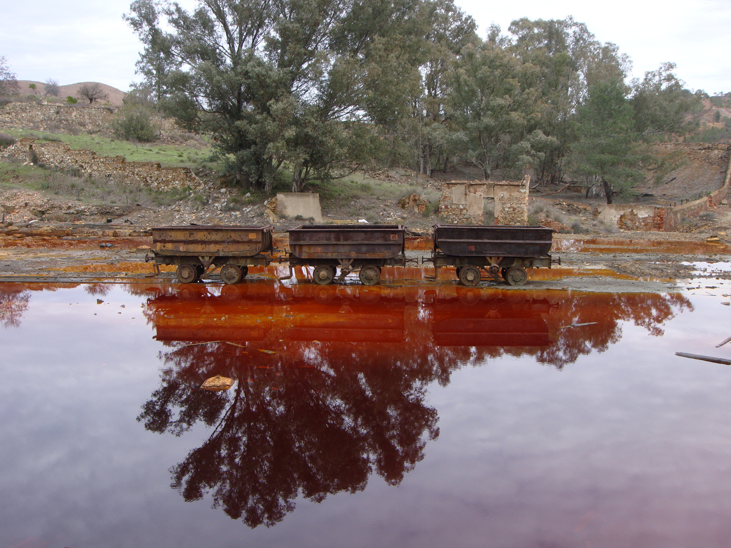 vagonetas Minas Rio Tinto