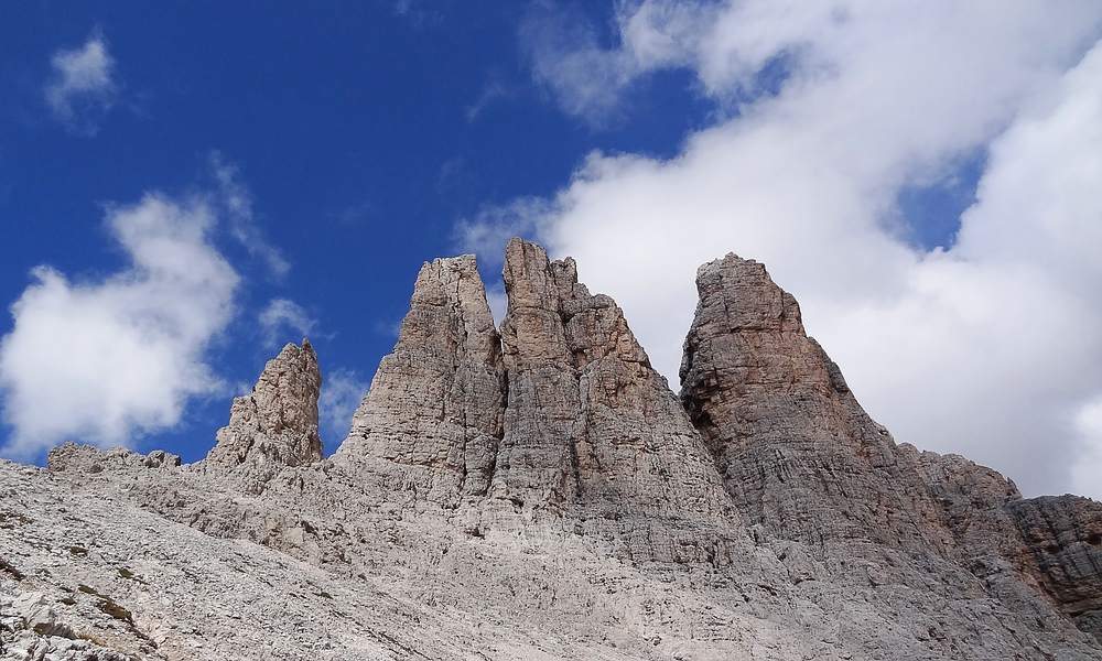 Vajolet Türme am Santnerpass (Rosengarten - Dolomiten)