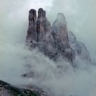 Vajolettürme im Nebel - 1964