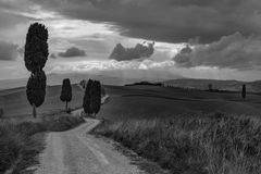 *Val d'Orcia @ die Illusion immer guten Wetters...*
