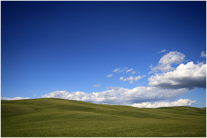 Val d'Orcia - pure Landschaft