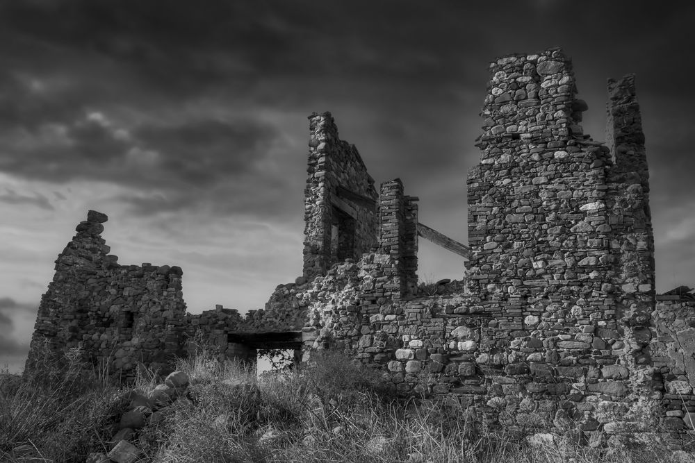 Val d'Orcia   -Verlassener Bauernhof-