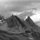 Val Ferret - Wolken, die den Abstieg beschleunigen