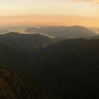 Val Grande sunset panorama