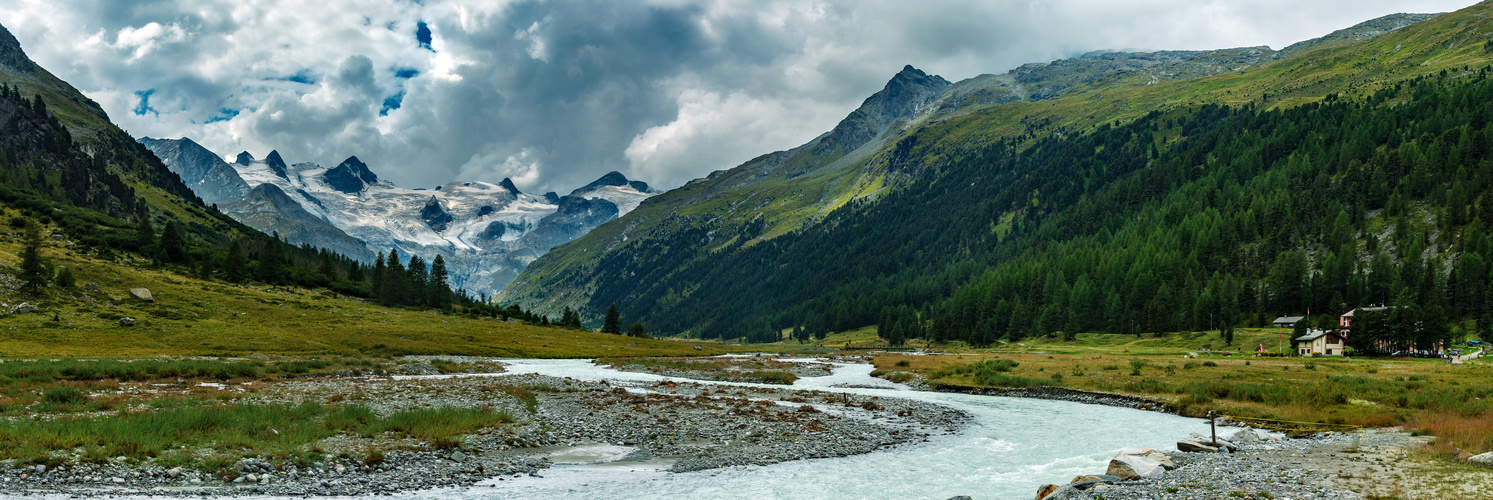 Val Roseg mit Roseggletscher