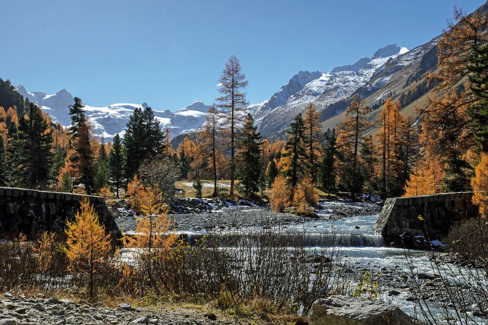 Val Roseg Ova da RosegRosegbach Foto & Bild landschaft, jahreszeiten