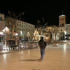 Valence, la cathédrale et la place du marché