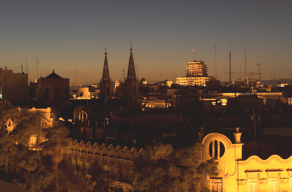 Valencia at night