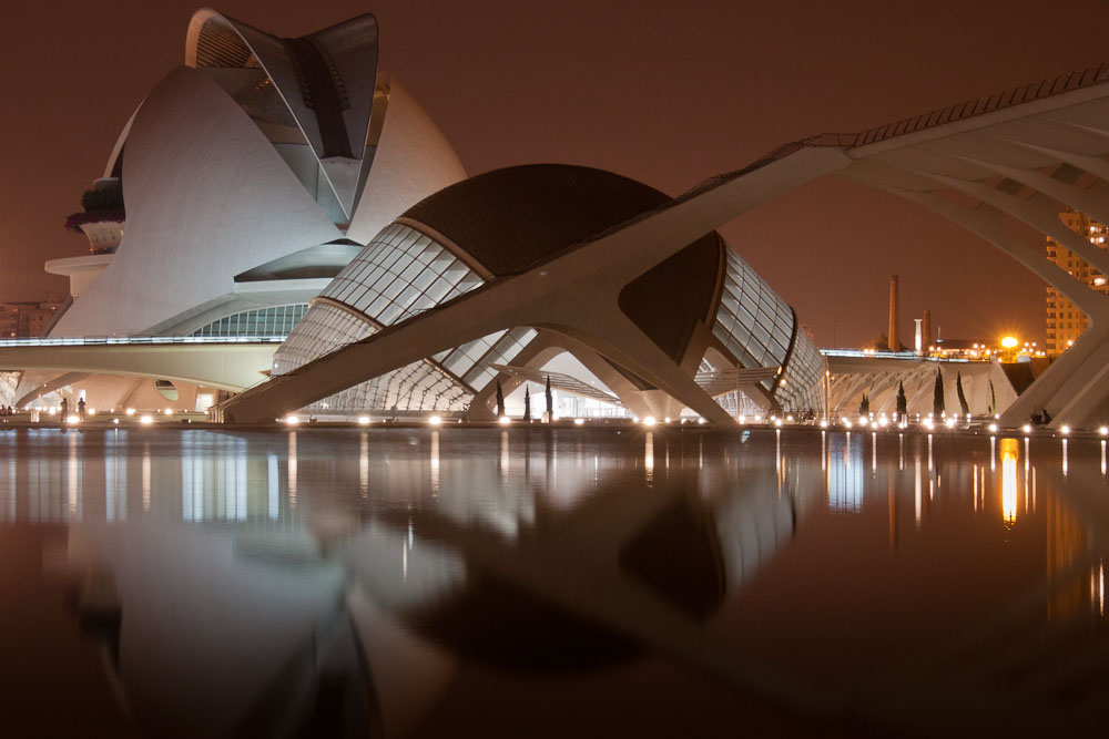 Valencia bei Nacht