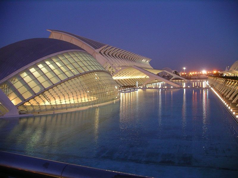 Valencia bei Nacht