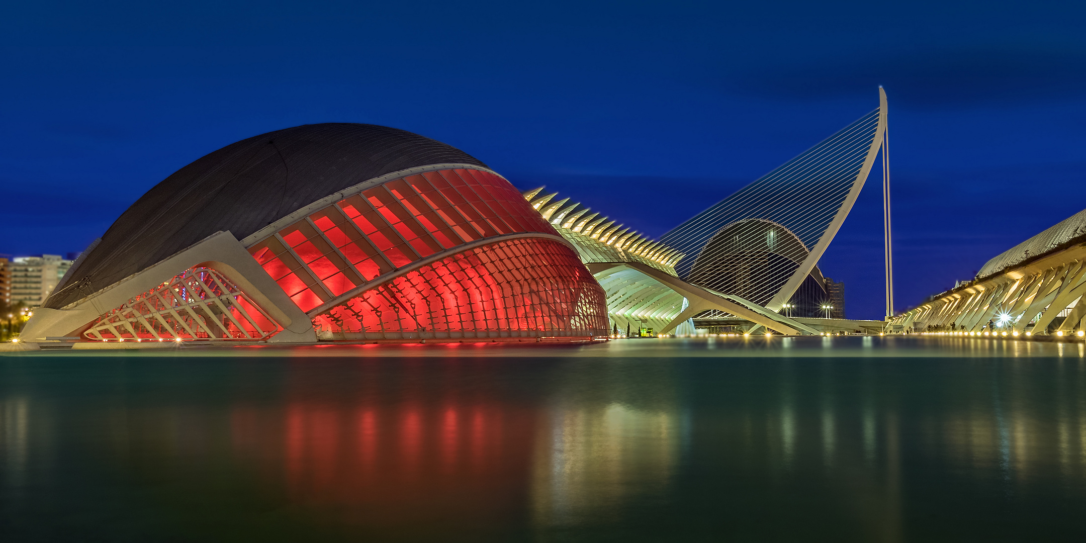 Valencia. Ciudad de las Artes y las Ciencias. L'Hemisfèric.