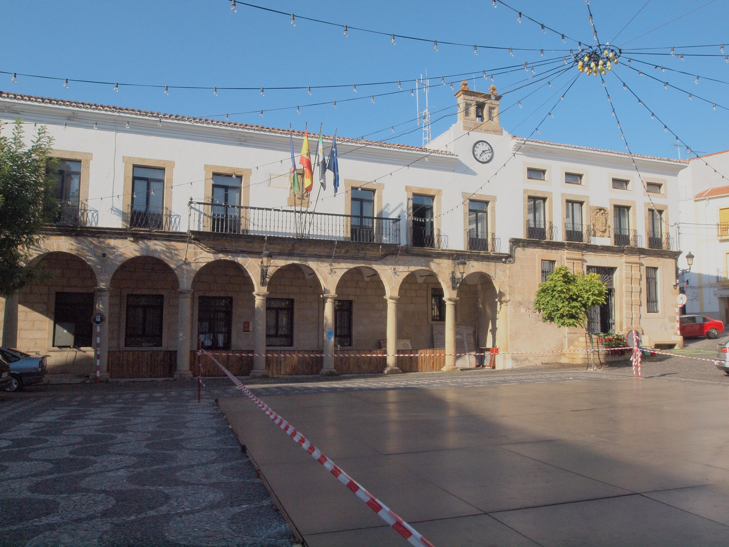 valencia de alcantara, plaza mayor