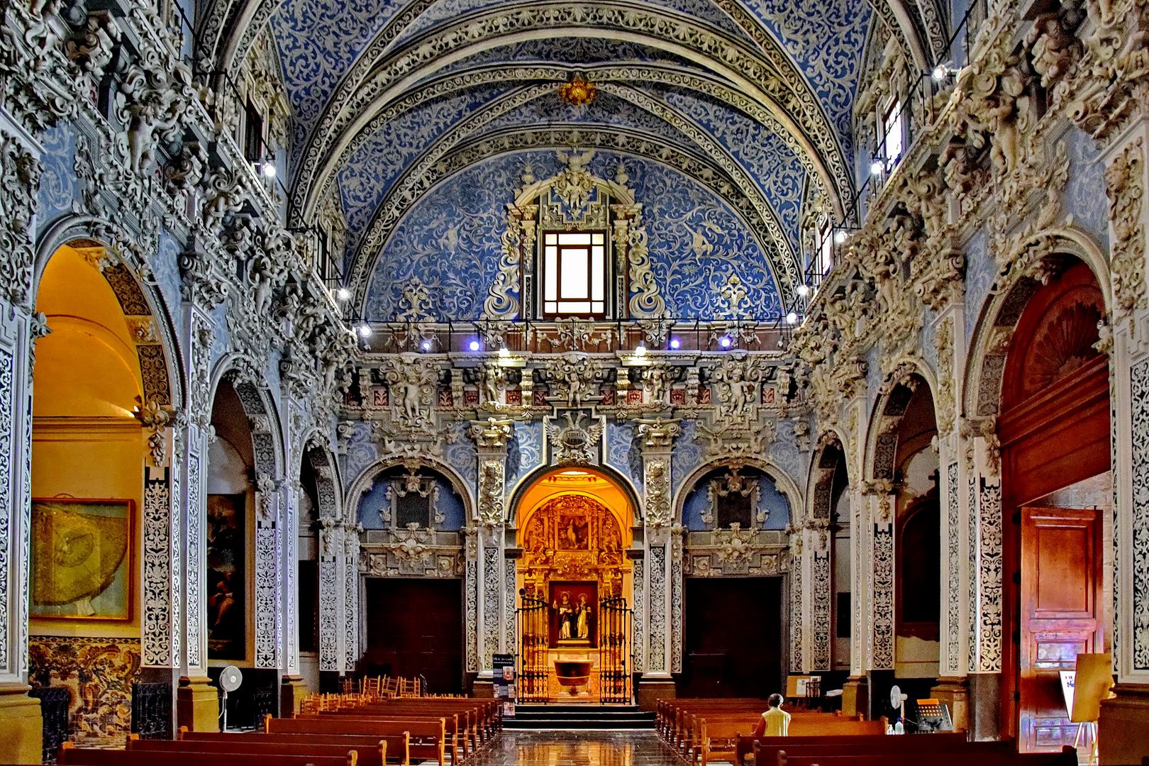 Valencia, die blaue Kirche, Rückansicht