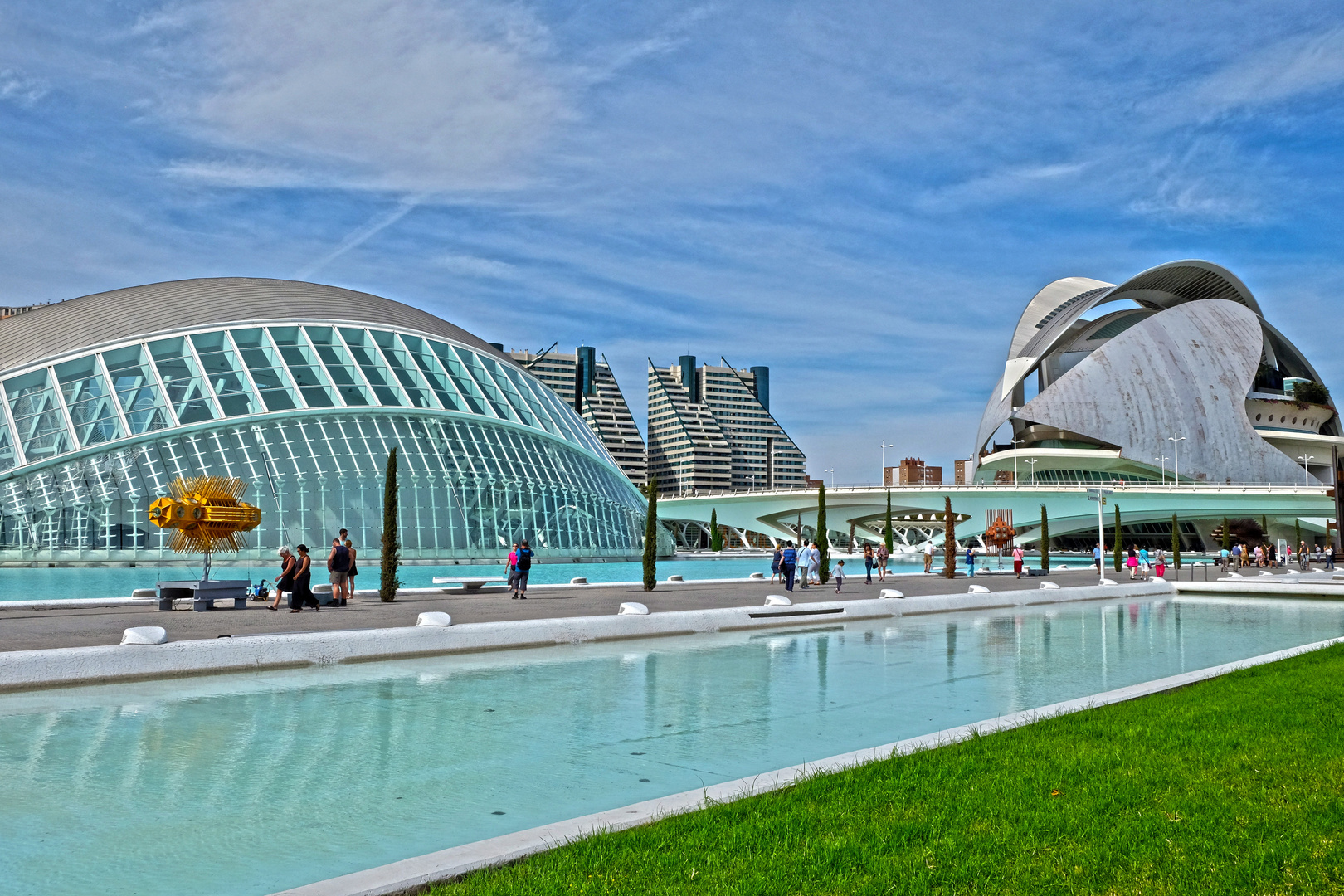 Valencia, die Stadt der Künste und Wissenschaften Foto & Bild architektur, profanbauten