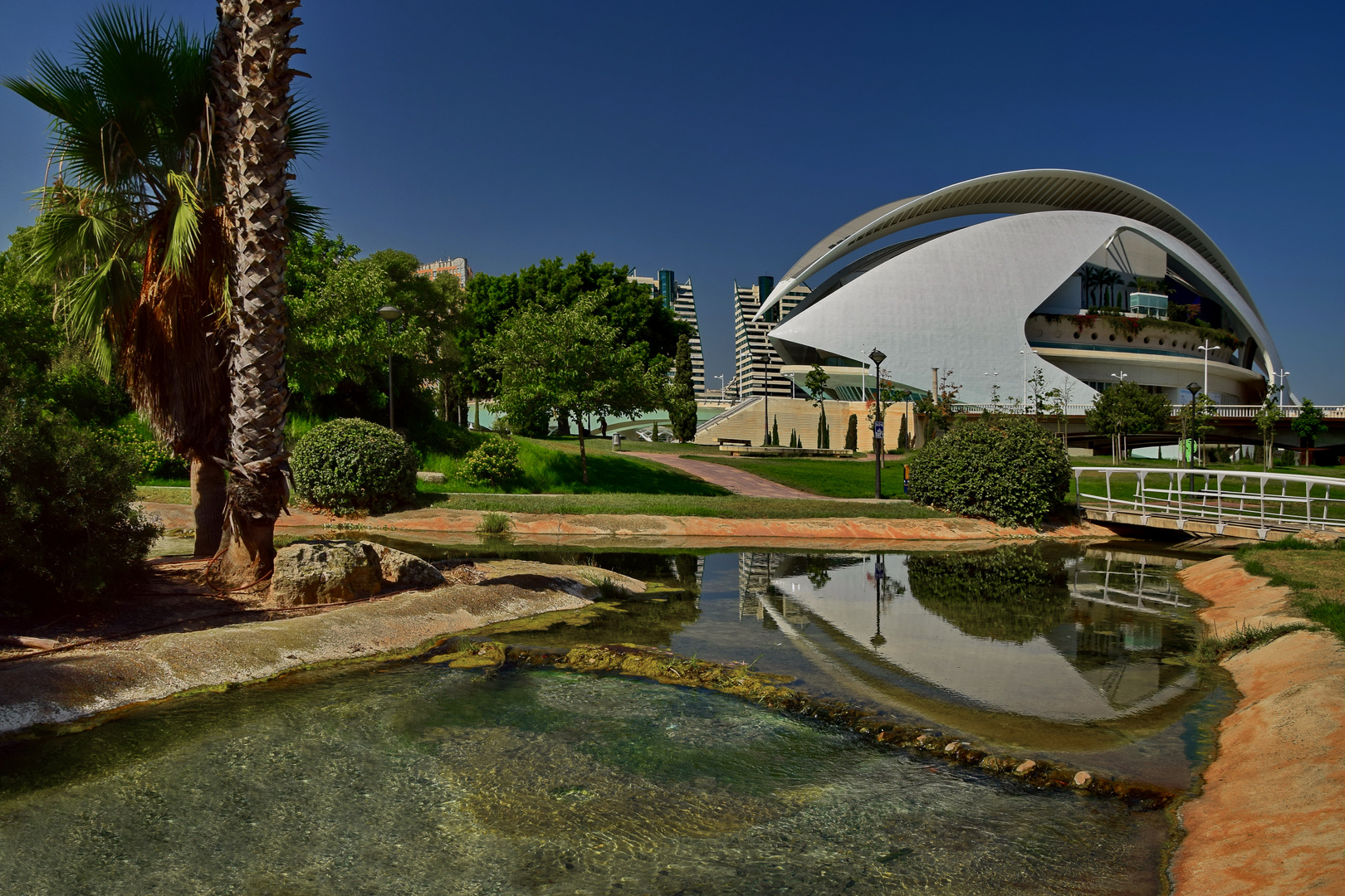 Valencia im Turia Park