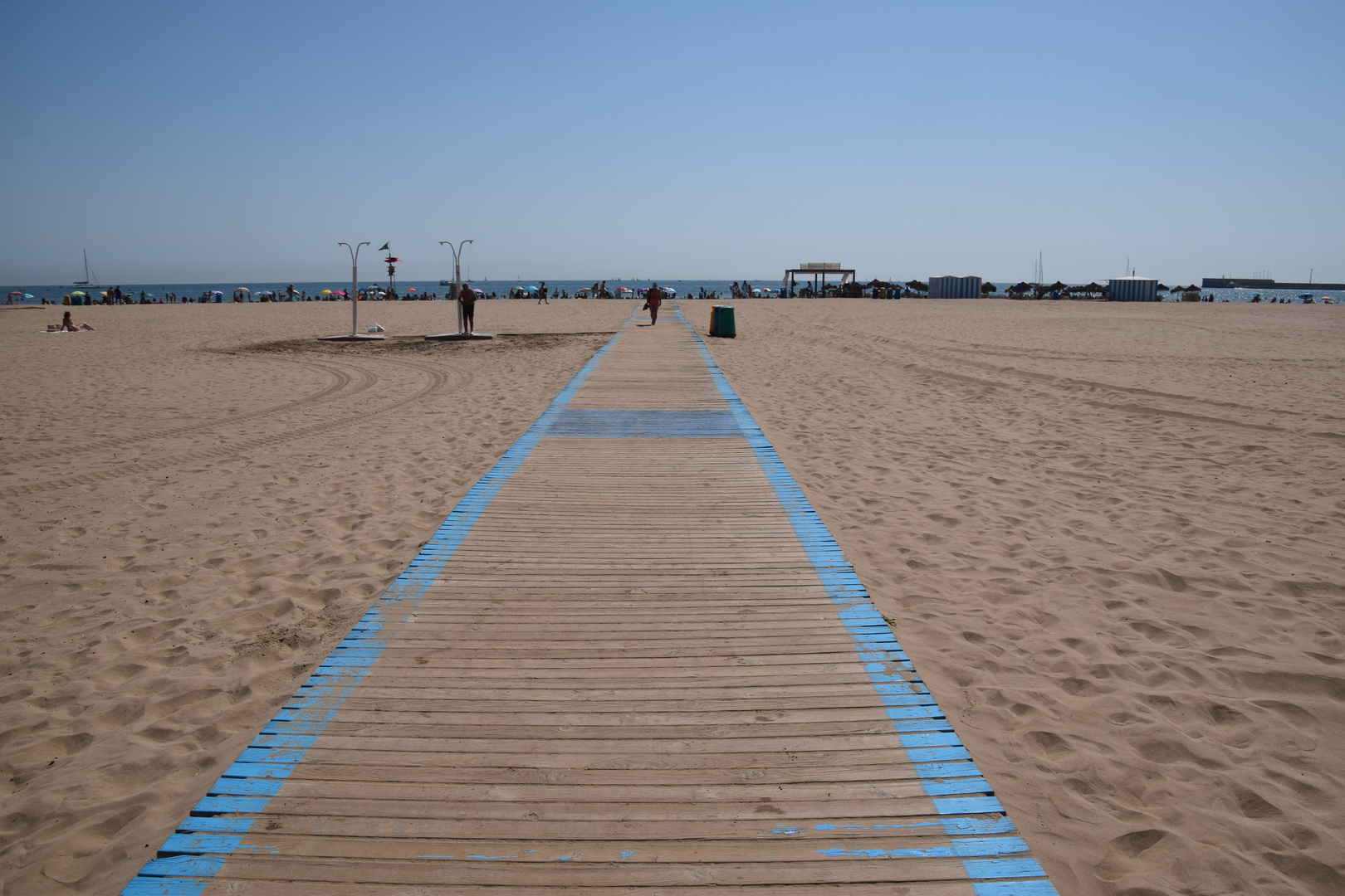 Valencia, Las Arenas Strand Laufsteg