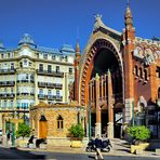 Valencia: Mercado de Colón, Westseite